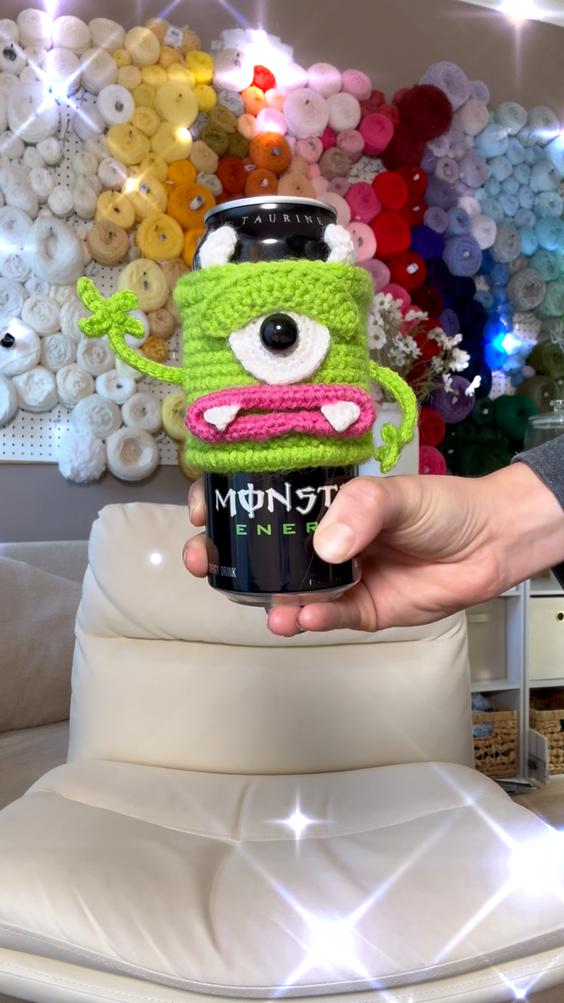 Monster Koozie – Krochet by Kris