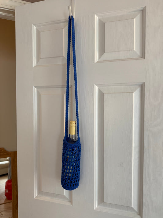 Mesh Bottle Bag - Royal Blue (Ready to Ship)