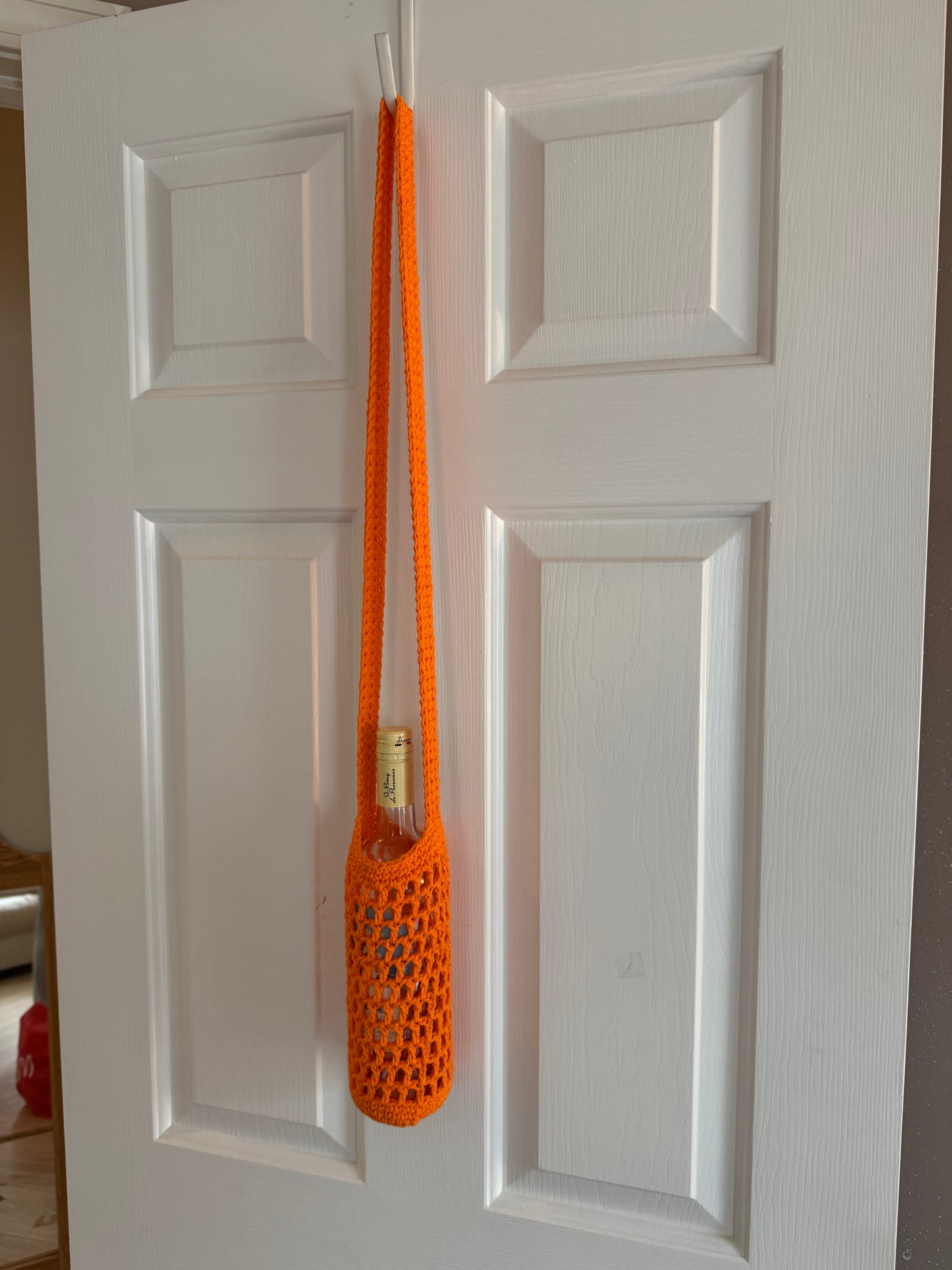 Mesh Bottle Bag - Orange (Ready to Ship)