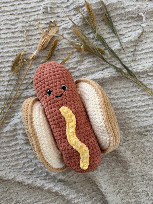Howard the Hotdog - Experienced Beginner Crochet Pattern!