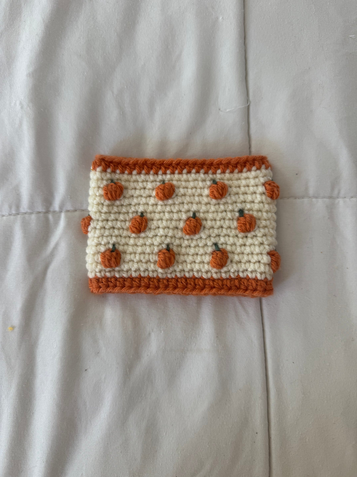 Pumpkin Koozie (soda can size)