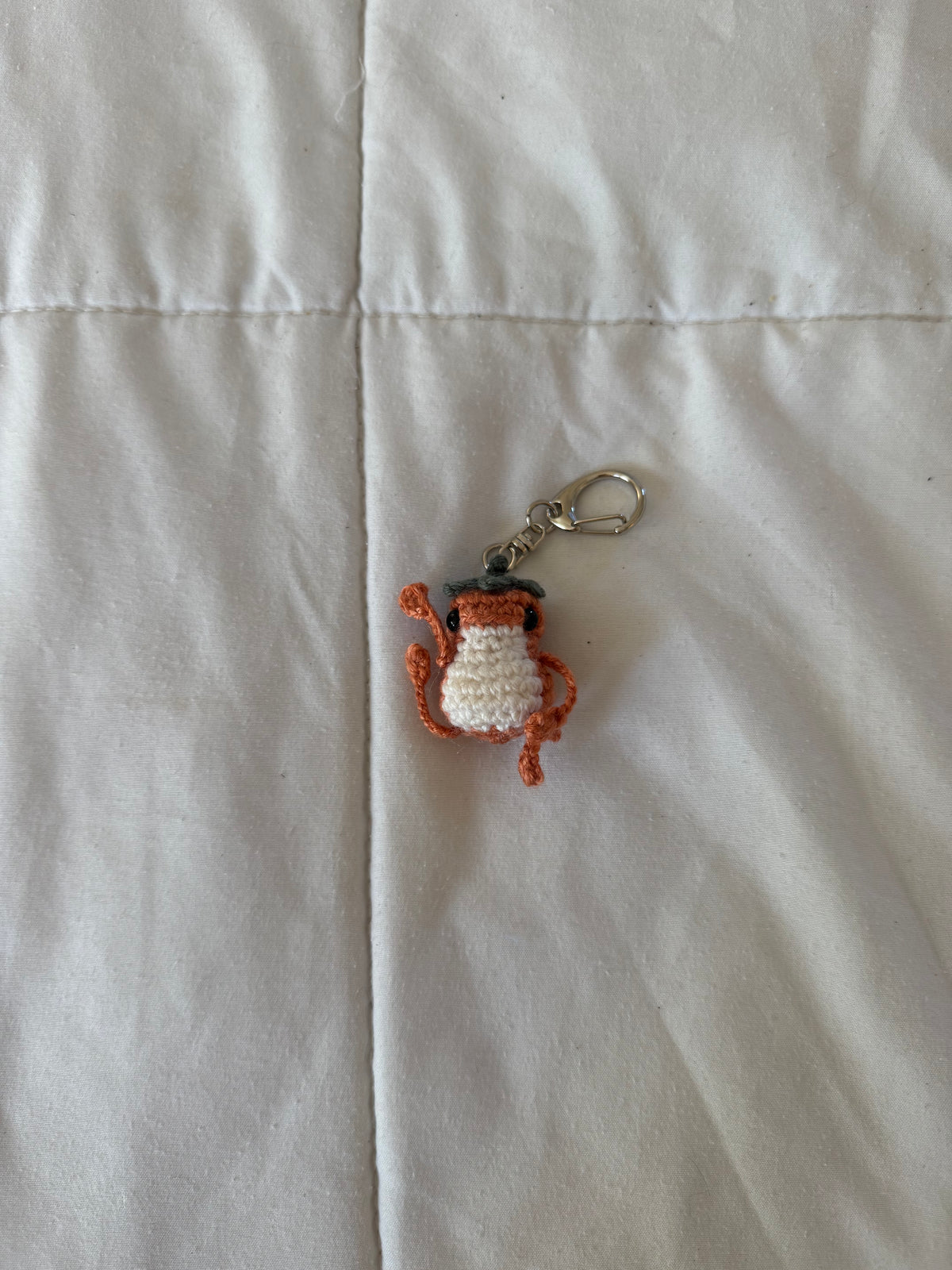Pumpkin Thumbelina - Froggy Keychain