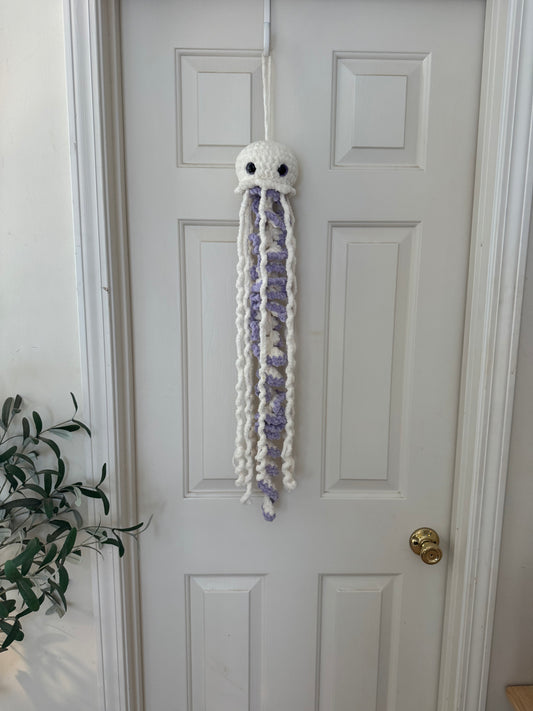 White and Purple Extra Long Jellyfish